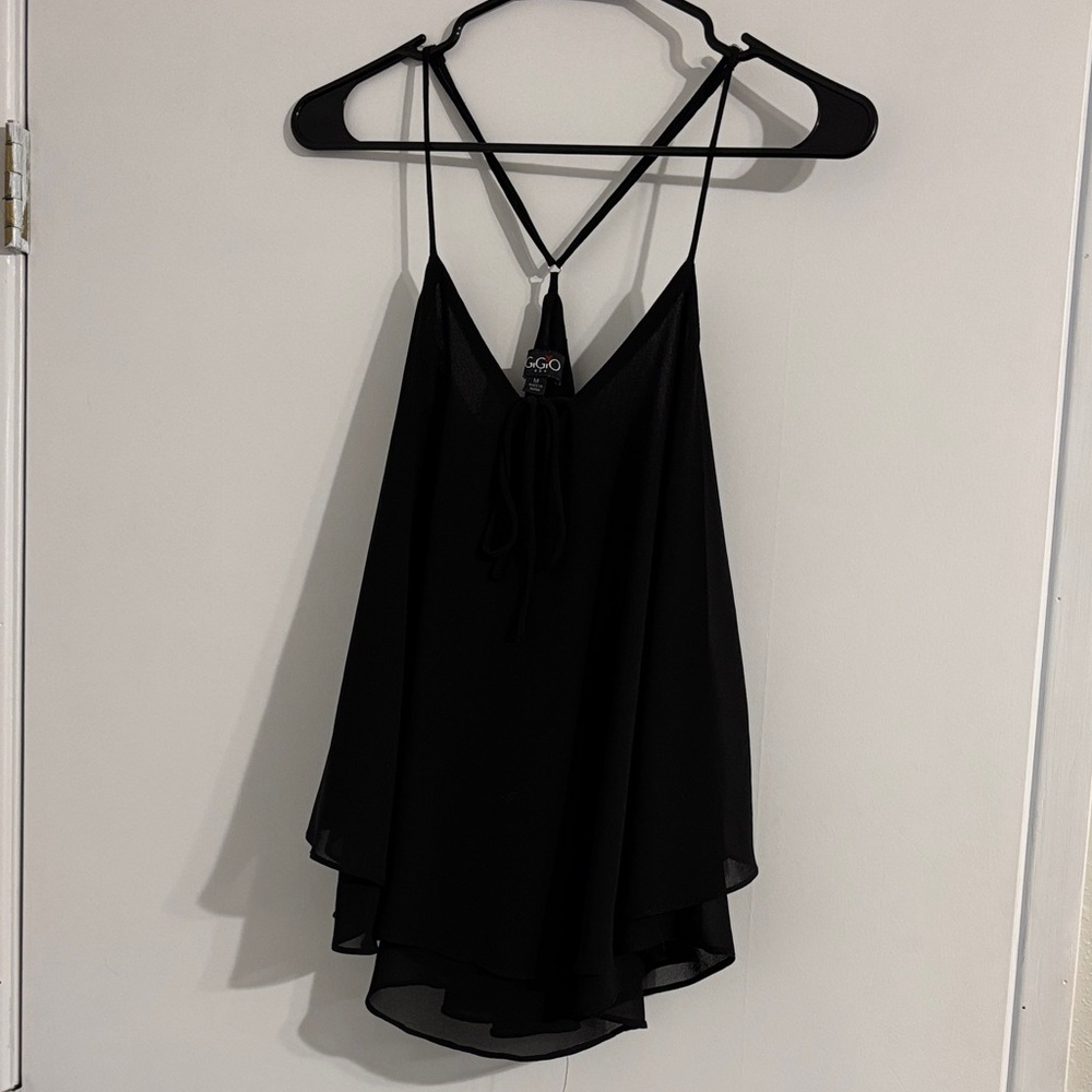 Elegant Black Tank Top